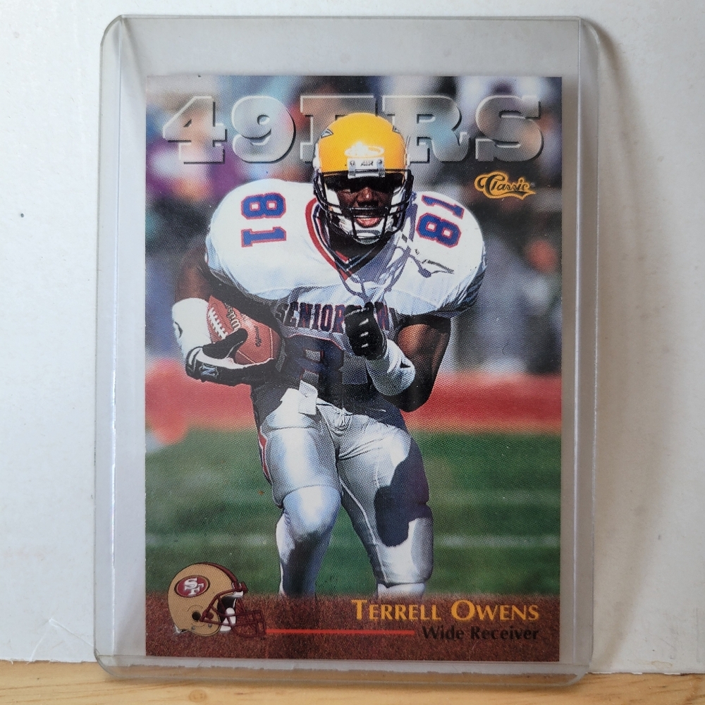 Terrell Ownes Rookie Card 1996 Classic #94